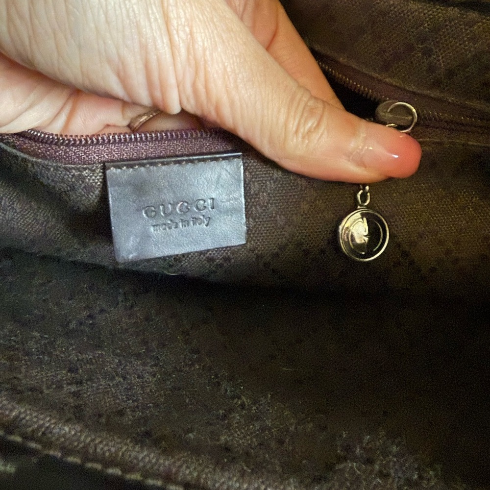 gucci bamboo shopper tote. - Picture 12 of 15